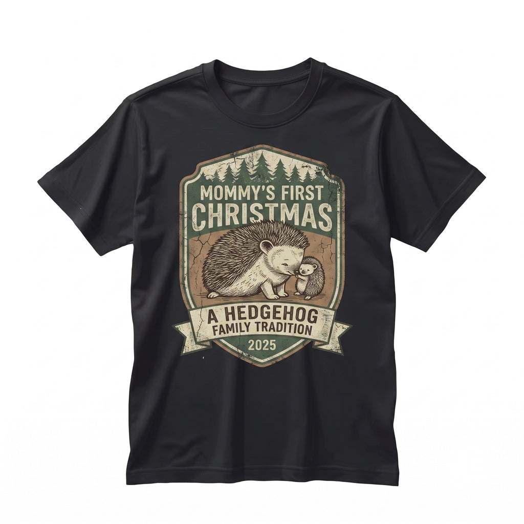 Personalized First Christmas As My Mom Custom 1st Xmas Mother Keepsake Holiday Gift Unisex TShirt