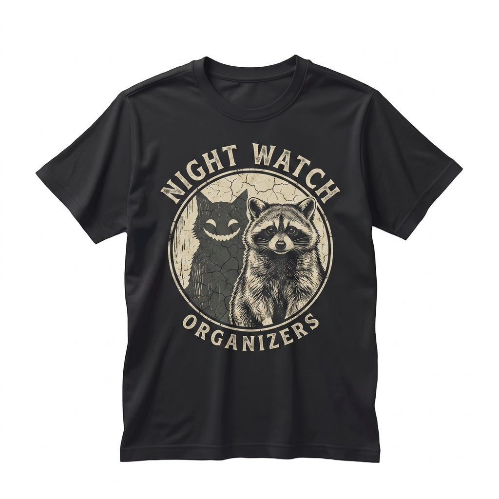 Spooky Raccoon Halloween Gothic Trash Panda Creepy Cute Horror Gift Apparel Unisex TShirt