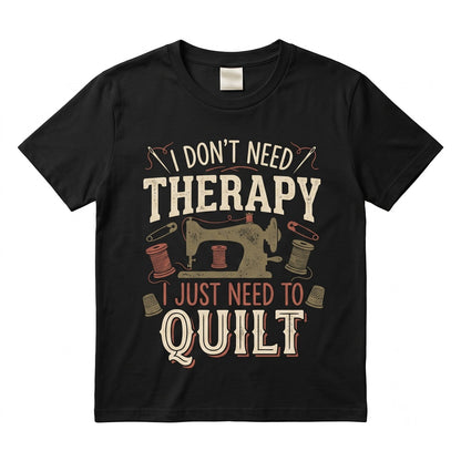 Funny Sewing Machine Quilter Gift for Seamstress Fabric Lover Birthday Present Pattern Unisex TShirt