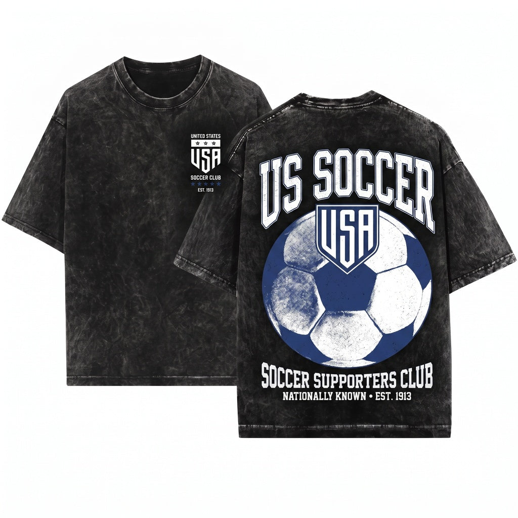 1994 American Soccer National Team Retro Game Day Fan Gear Unisex Wash T-Shirt