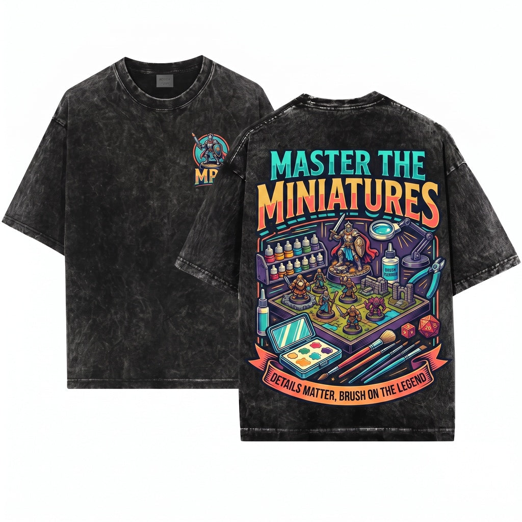 Miniature Painting Hobbyist Wargaming RPG Creative Painter Unisex Wash T-Shirt