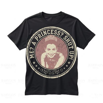 Vintage Anne Hathaway Genovia Royalty Graphic Mia Thermopolis Retro Top Unisex TShirt