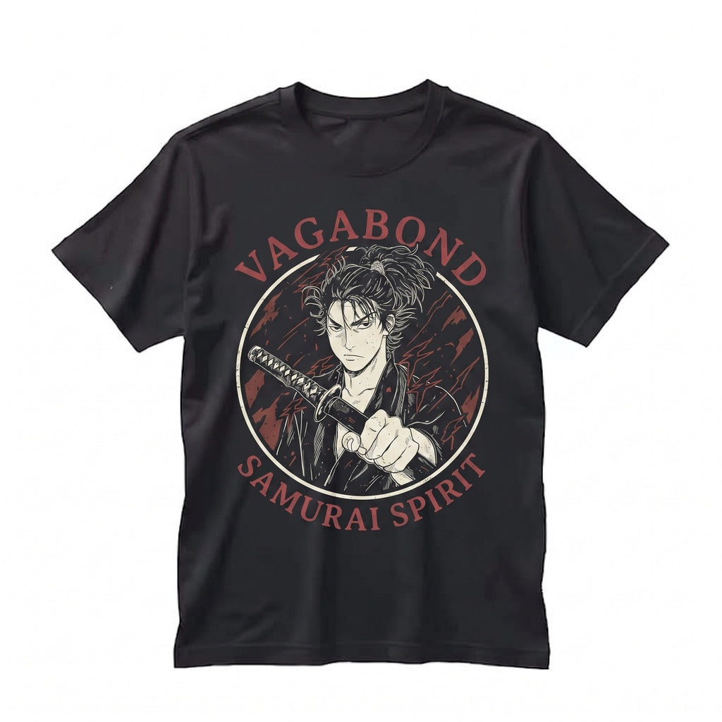 Musashi Miyamoto Matahachi Honiden Japanese Samurai Manga Graphic Anime Aesthetic Gaming Vintage Top Unisex TShirt