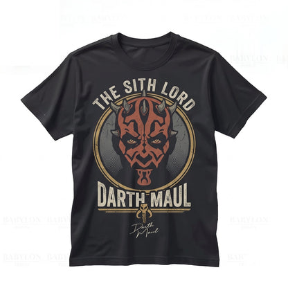 Vintage Darth Maul Shadow Lord Graphic Top, Phantom Menace Retro Sci-Fi Sweatshirt, Galaxy Villain Father Gift Unisex TShirt
