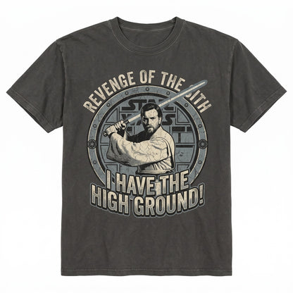 Vintage Obi Wan Kenobi Revenge of the Sith Retro Jedi Master May 4th Galaxy Edge Graphic Unisex TShirt