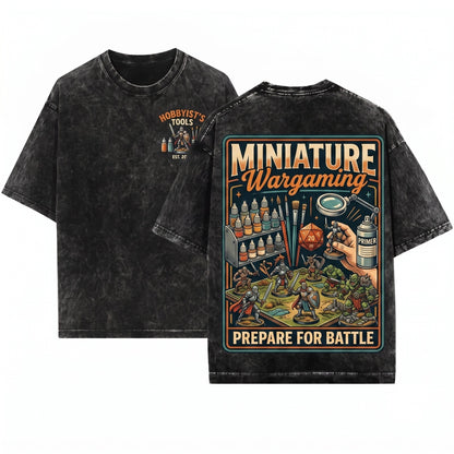 Miniature Painter Tabletop RPG Wargaming Gamer Gift Unisex Wash T-Shirt