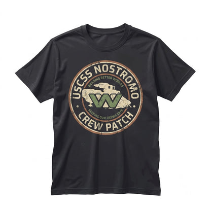 USCSS Nostromo Sci-Fi Spaceship Crew Retro Graphic Unisex TShirt