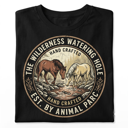 Wild Horses Vintage Western Graphic Cowboy Country Rustic Ranch Equestrian Gift Unisex TShirt