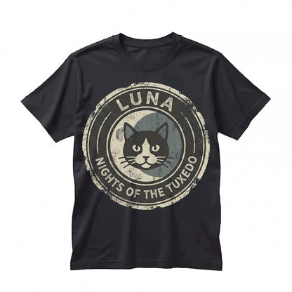 Customized Dog Vintage Photo Graphic Cat Lover Mom Dad Owner Gift Unisex TShirt
