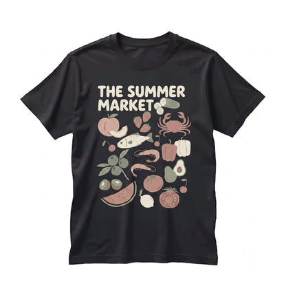 Il Mercato Italian Grocery Store Vintage Graphic Foodie Print Rome Design Heritage Souvenir Unisex TShirt
