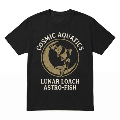 Vintage Three Kuhli Loach Moon Pangio Semicincta Galaxy Fish Graphic Retro Aquarium Hobbyist Aquatic Pet Lover Gift Unisex TShirt