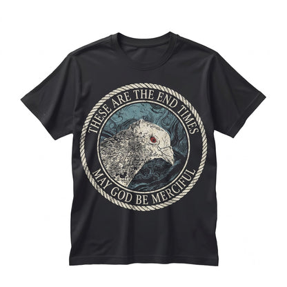 Funny Apocalyptic Bird Graphic End Times Pigeon Unisex TShirt
