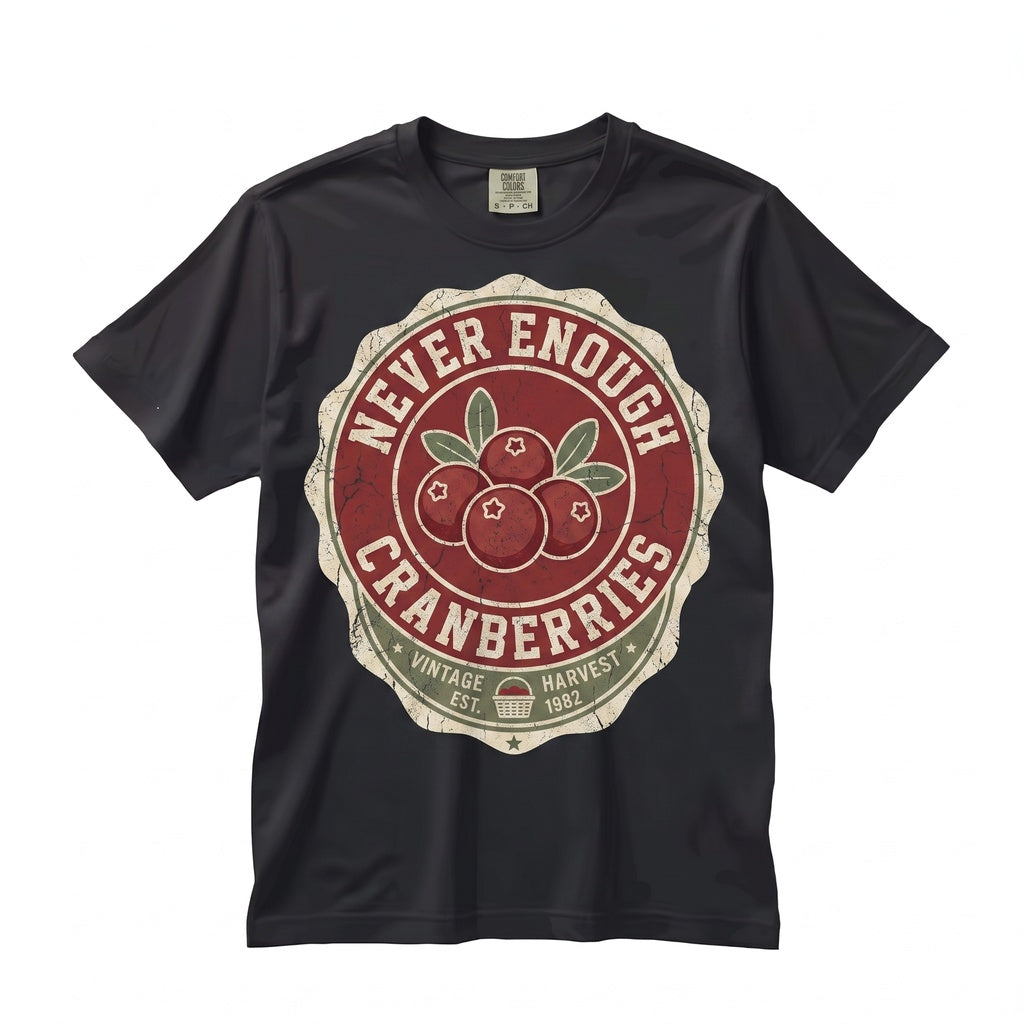 Funny Cranberry Retro Thanksgiving Cute Holiday Food Pun Gift for Friends Family Lovers Unisex TShirt