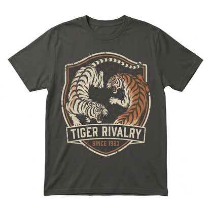 Vintage Japanese Red Tiger Graphic Retro Tattoo Style Minimalist Streetwear Unisex TShirt