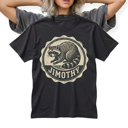 Jimothy Raccoon Cute Cartoon Animal Graphic Colorful Wildlife Lover Gift Unisex TShirt