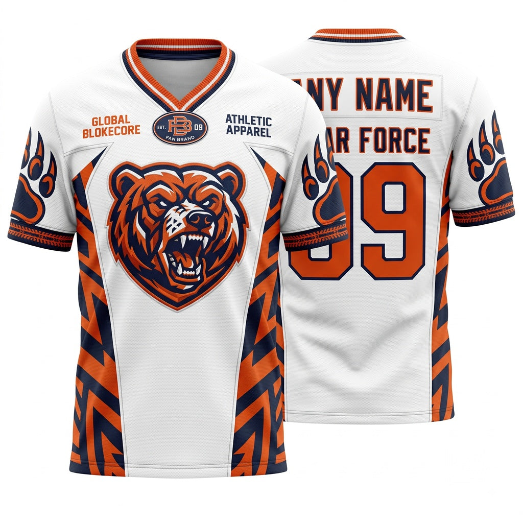 Unisex Stitched Football Fan Jersey - Breathable Lightweight Game Day Athletic Wear