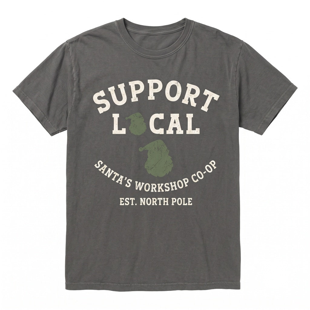 Support Local Small Business Owner Holiday Christmas Pullover Entrepreneur Advocate Gift Apparel Unisex TShirt