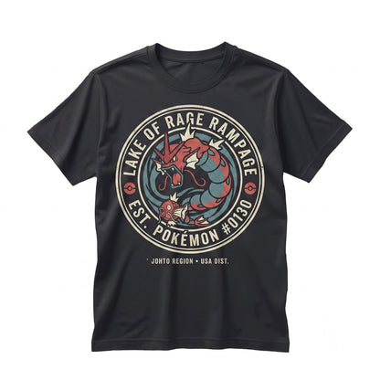 Magikarp Evolution Vintage Wash Gyarados Japanese Anime Graphic Retro Oversized Double Sided Gamer Gift Unisex TShirt
