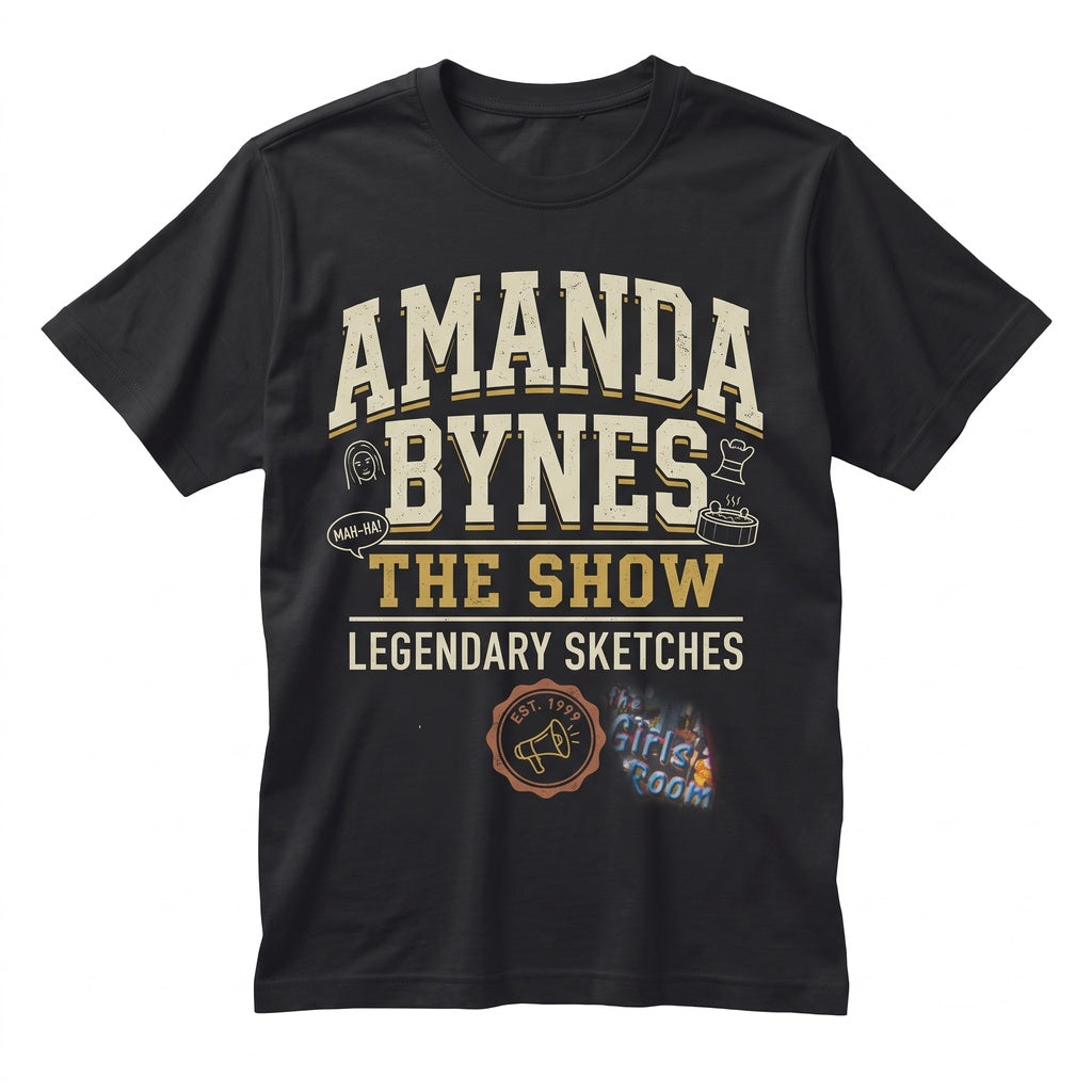 Retro 90s Comedy TV Variety Sketch Series Amanda Funny Television Skit Graphic Unisex TShirt