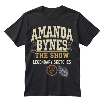 Retro 90s Comedy TV Variety Sketch Series Amanda Funny Television Skit Graphic Unisex TShirt