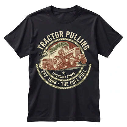 Id Rather Be Tractor Pulling Rustic Farm Life Gift for Men Diesel Power Dirt Track Unisex TShirt