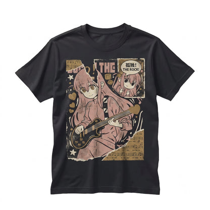 Japanese Flame Graphic Harajuku Streetwear 100% Cotton Unisex TShirt