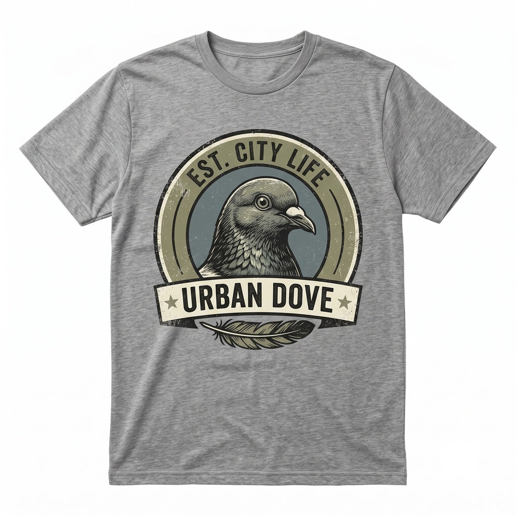 Vintage 90s Pigeon Retro Star Graphic Cute Rock Dove Aesthetic Top Street Bird Lover Gift Artistic Y2K Urban Unisex TShirt