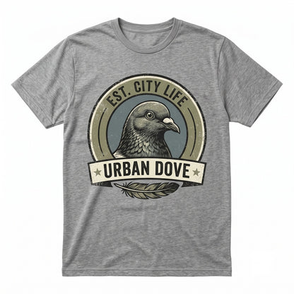 Vintage 90s Pigeon Retro Star Graphic Cute Rock Dove Aesthetic Top Street Bird Lover Gift Artistic Y2K Urban Unisex TShirt