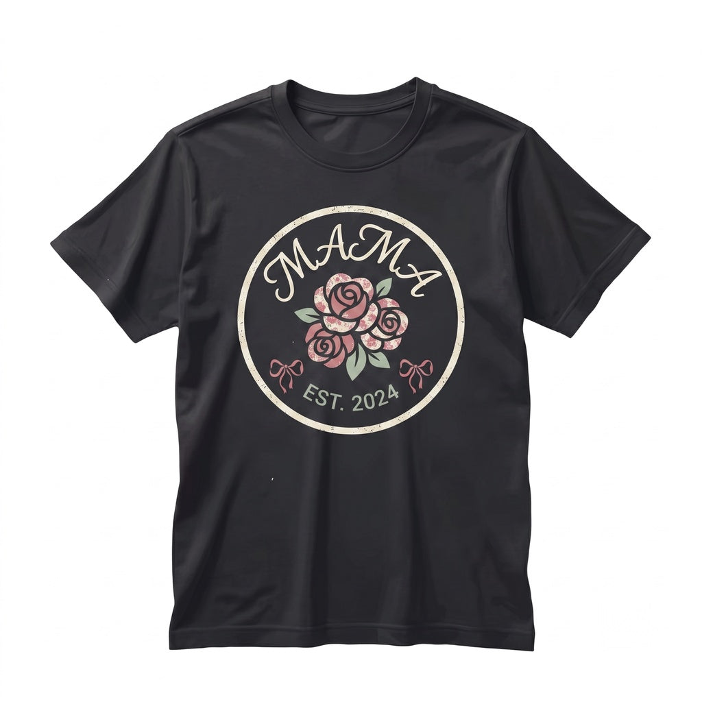 Mama Tank Top Pink Floral Bow Coquette Graphic Sleeveless Clothes Unisex TShirt
