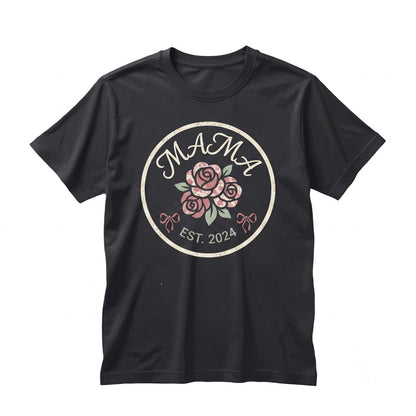 Mama Tank Top Pink Floral Bow Coquette Graphic Sleeveless Clothes Unisex TShirt
