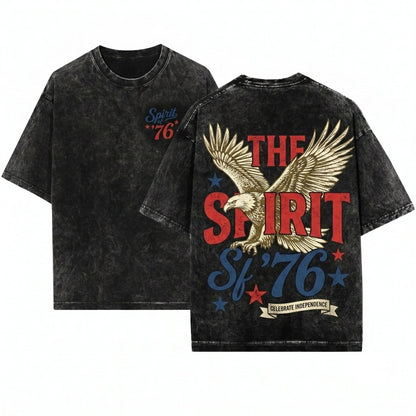 America 250 Years Spirit Of 76 Patriotic Freedom Celebration 1776 2026 USA Graphic Gift Unisex Wash T-Shirt