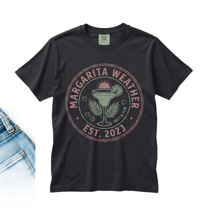 Margarita Weather Beach Ready Vacation Sunshine Summer Fun Graphic Unisex TShirt