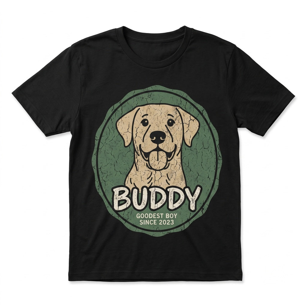 Custom Pet Line Art Personalized Dog Cat Portrait Graphic Unisex TShirt