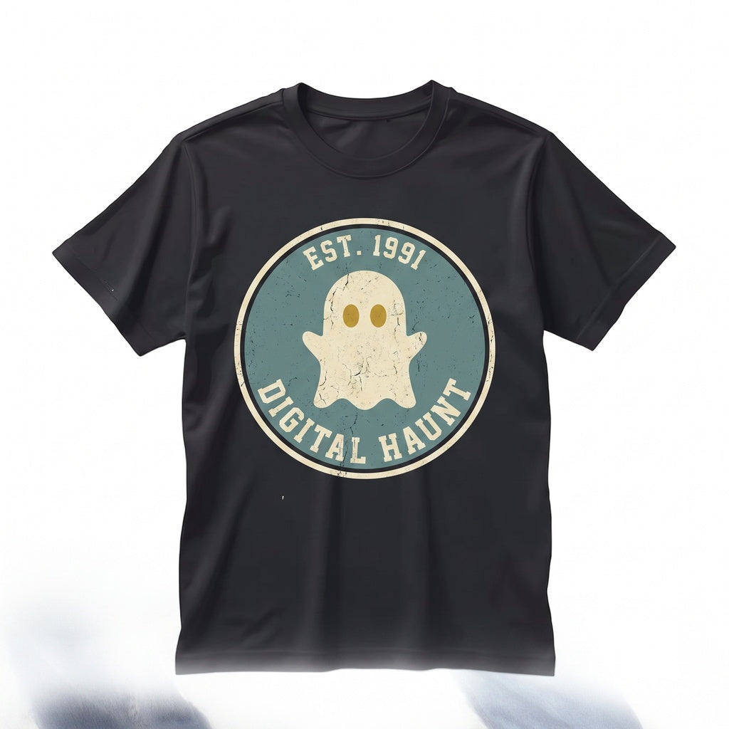 Ghost Trippy Vaporwave Techno Rave EDM Music Party Festival Outfit Unisex TShirt