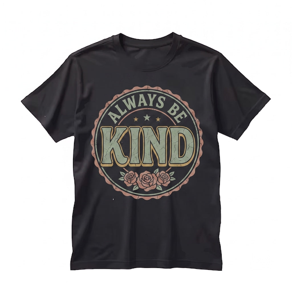 Always Be Kind Retro Women Preppy Motivational Inspirational Girl Positive Message Unisex TShirt