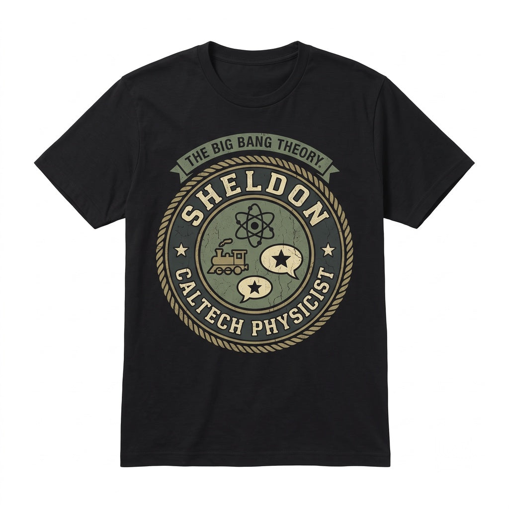 Sheldon Cooper Vintage Tee, Unisex TShirt