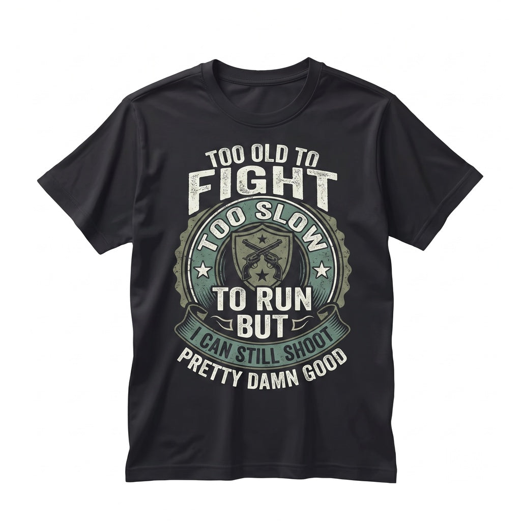 2nd Amendment Pro Gun Rights Patriotic 2A Graphic Novelty Funny Fathers Day Dad Grandpa Birthday Gift Apparel For Him Men Cotton