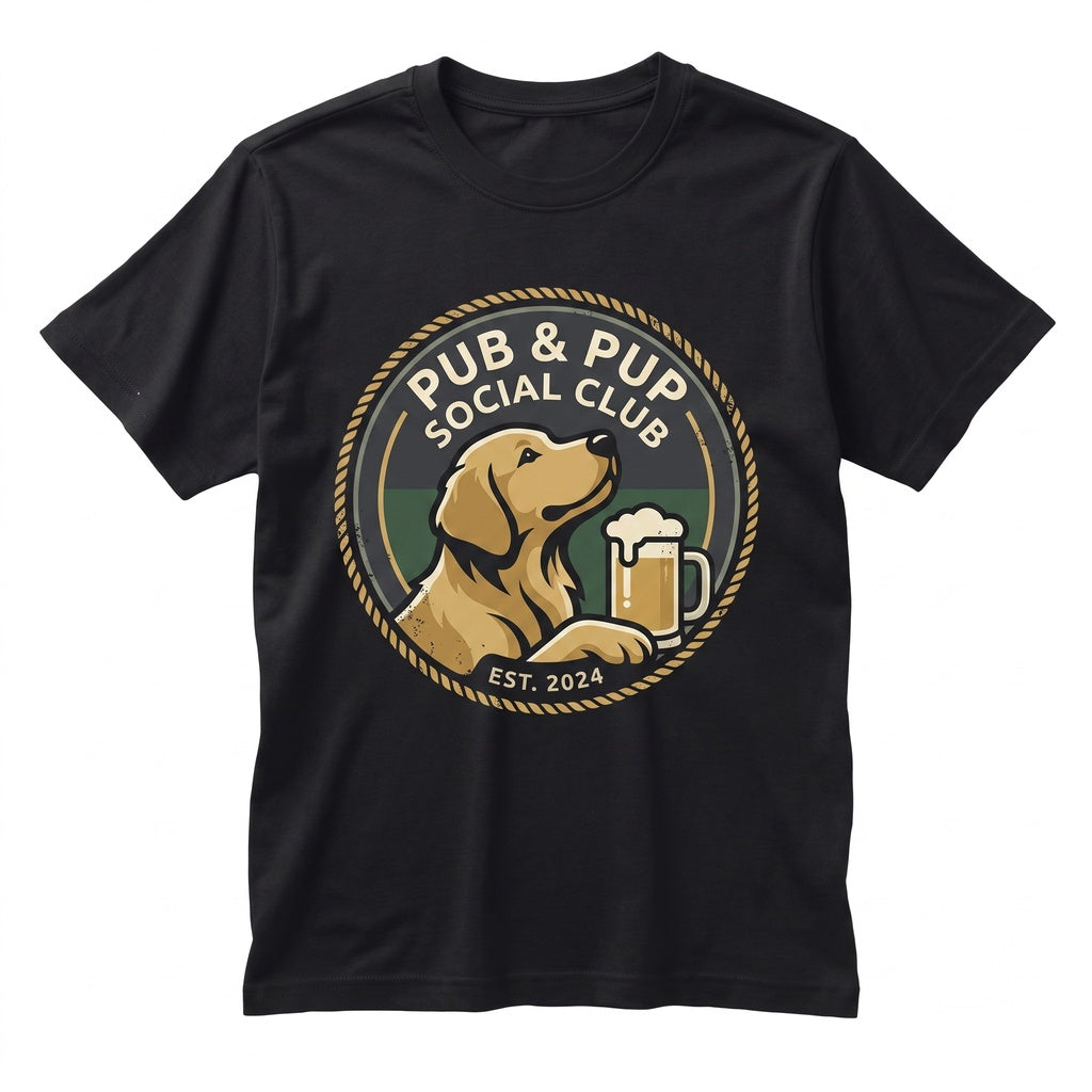 Personalized Pet Photo Dog Drinking Beer Funny Animal Lover Gift Unisex TShirt
