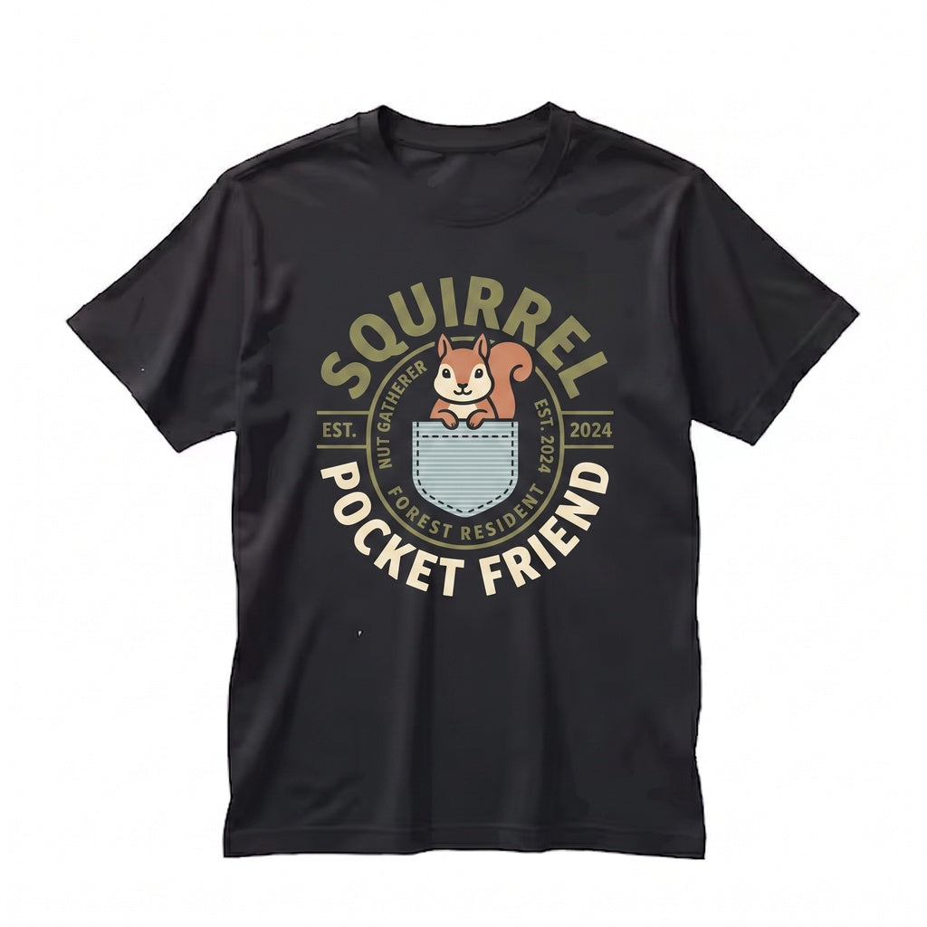 Cute Pocket Squirrel Graphic Animal Lover Birthday Gift Funny Pet Owner Costume Unisex TShirt