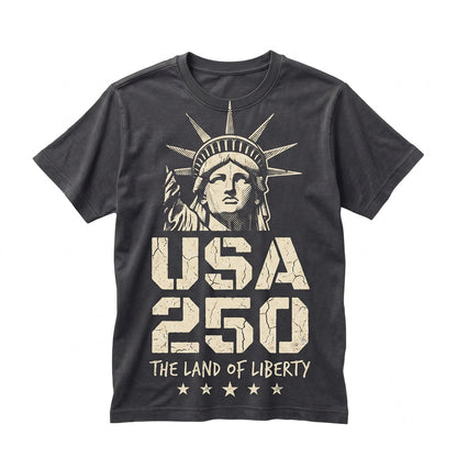 USA 250th America Anniversary Patriotic Liberty 250 Years of Freedom 4th July Unisex TShirt