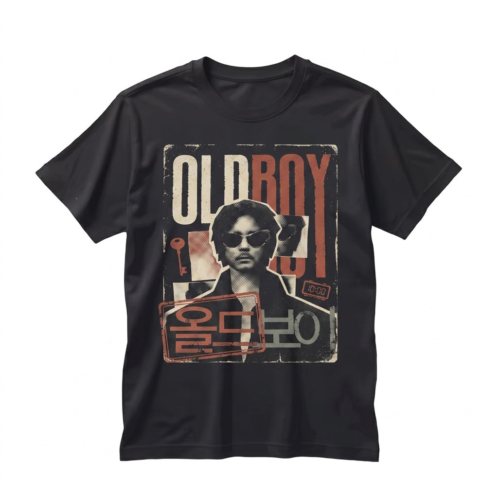 Vintage Y2K Korean Cult Cinema Revenge Film Graphic Streetwear Unisex TShirt
