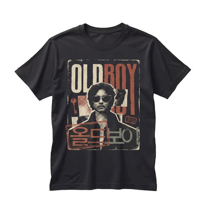 Vintage Y2K Korean Cult Cinema Revenge Film Graphic Streetwear Unisex TShirt