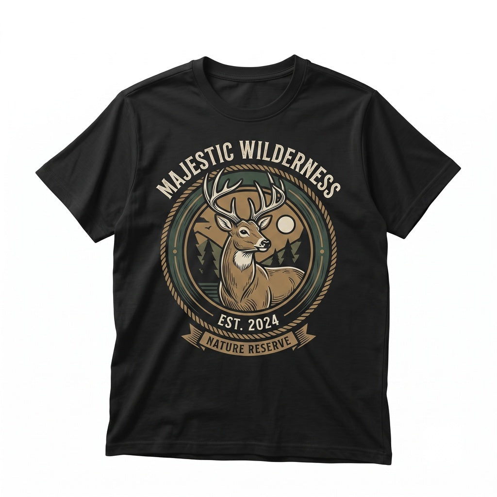 Vintage 90s Deer Buck Graphic Retro Rustic Wildlife Hunting Outdoors Dad Gift Unisex TShirt