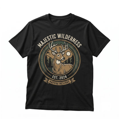 Vintage 90s Deer Buck Graphic Retro Rustic Wildlife Hunting Outdoors Dad Gift Unisex TShirt