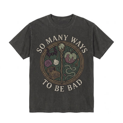 Vintage Villains So Many Ways To Be Bad Halloween Sea Witch Dark Fairy Evil Queen Theme Park Vacation Matching Group Graphic