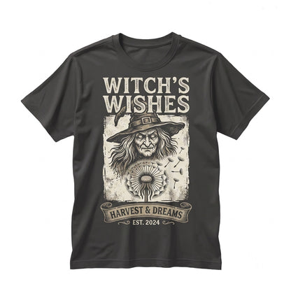 Vintage Witch Halloween Graphic Dark Academia Aesthetic Gothic Apparel Gift Unisex TShirt