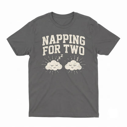 Napping for Two Pregnancy Announcement Mom to Be Gift Cute Maternity Unisex TShirt