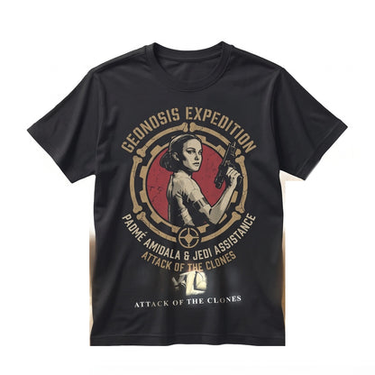 Vintage Padme Amidala Attack of the Clones Graphic Theme Park Vacation Gift Unisex TShirt