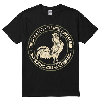Funny Rooster Chicken Lover Gift Farm Animal Graphic Men Women Unisex TShirt