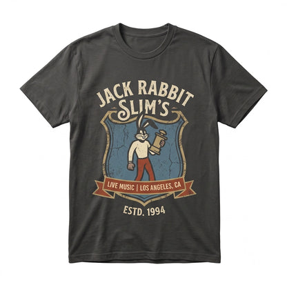 Retro Jack Rabbit Slims Diner 90s Cult Classic Film Pulp Graphic Vintage Unisex TShirt